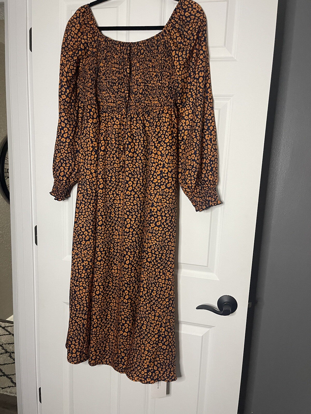 Bloomchic Dress Size 14-16 Navy Orange Floral  Nwt