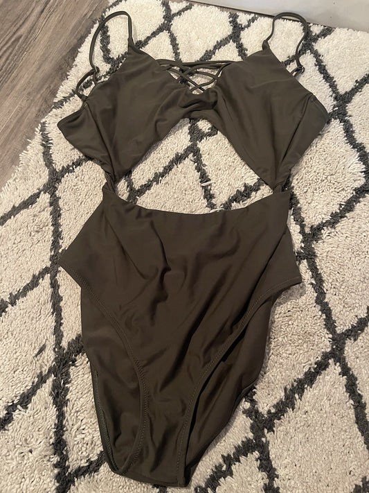 Cupshe One Piece Green Swimsuit Xl 