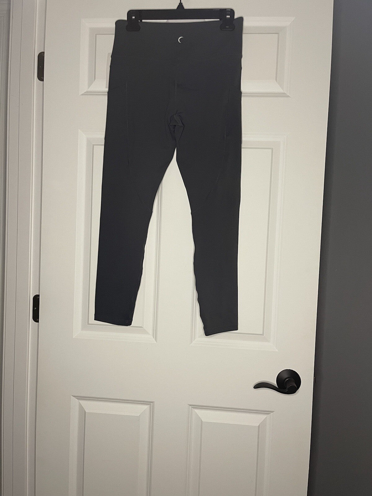 Zyia Pearl Gray Pocket Light N Tight Hi Rise 7/8” Large Nwt 