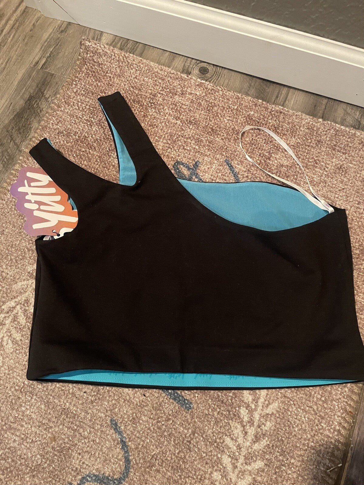 Yitty Major Label Cut Out Top Iconic Black Xl Nwt Msrp 64.95
