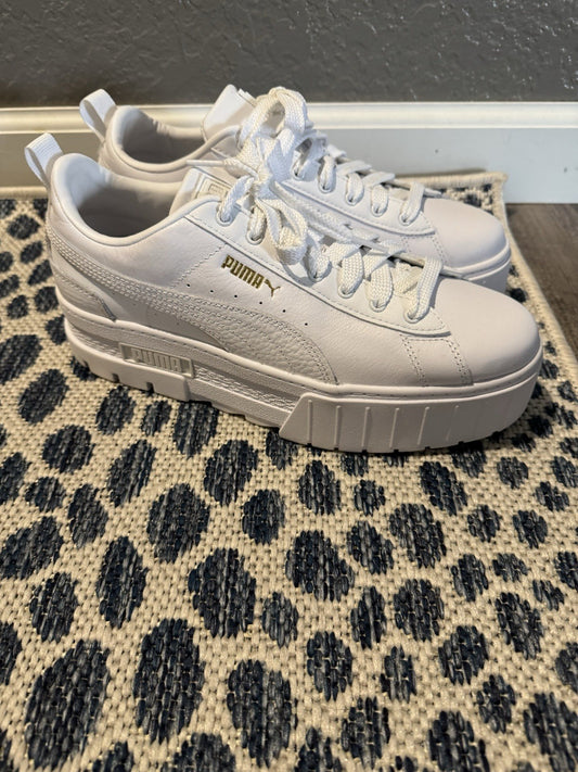 Puma Women’s Platform Sneakers Size 10 New Small Mark As Shown 