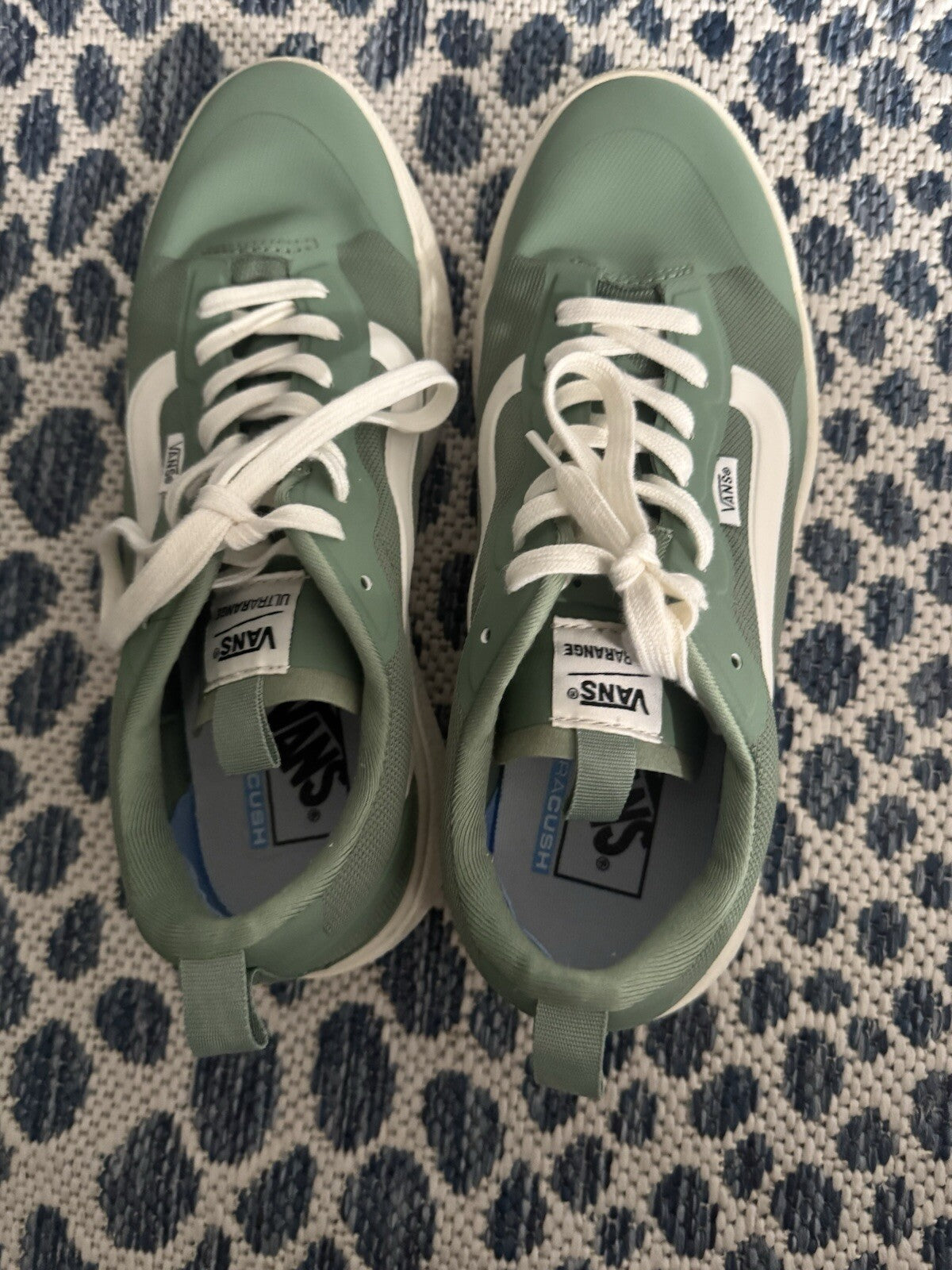 Women’s Van Sneakers 10.5 Men’s 9.0 Worn Once In Excellent Condition 