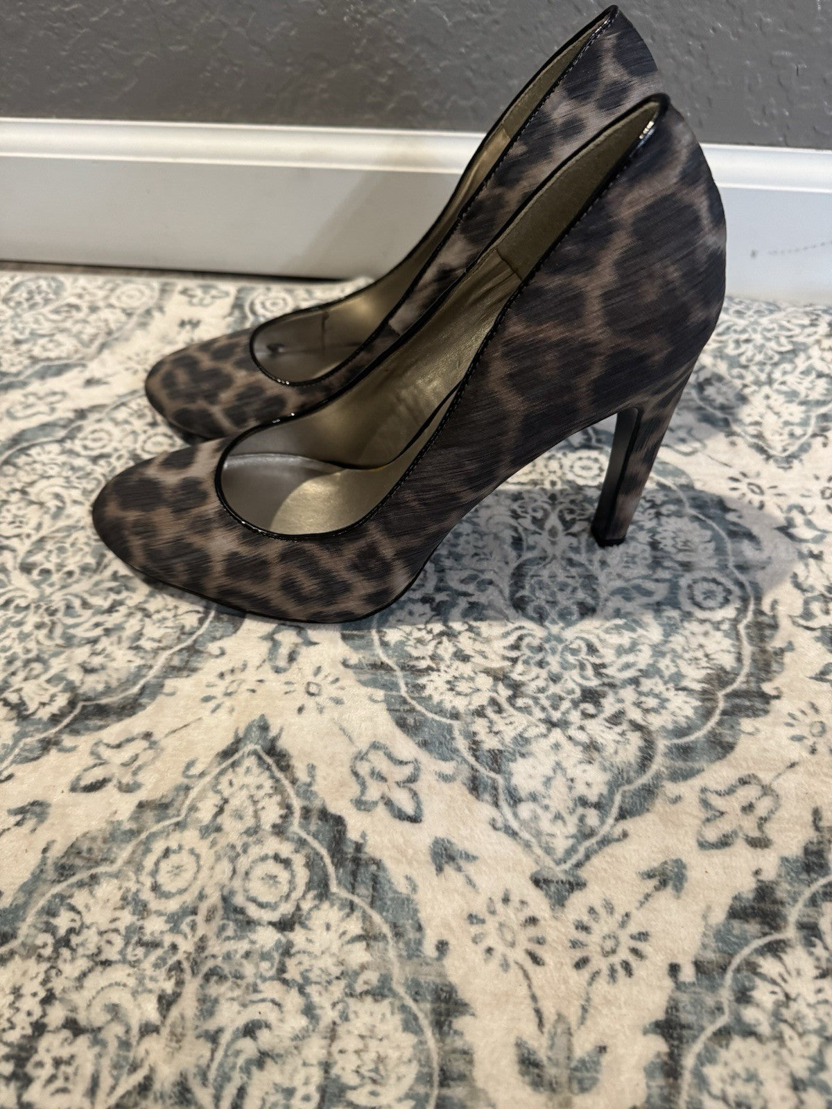 The Limited Brown And Black Animal Print Pumps Size 9 