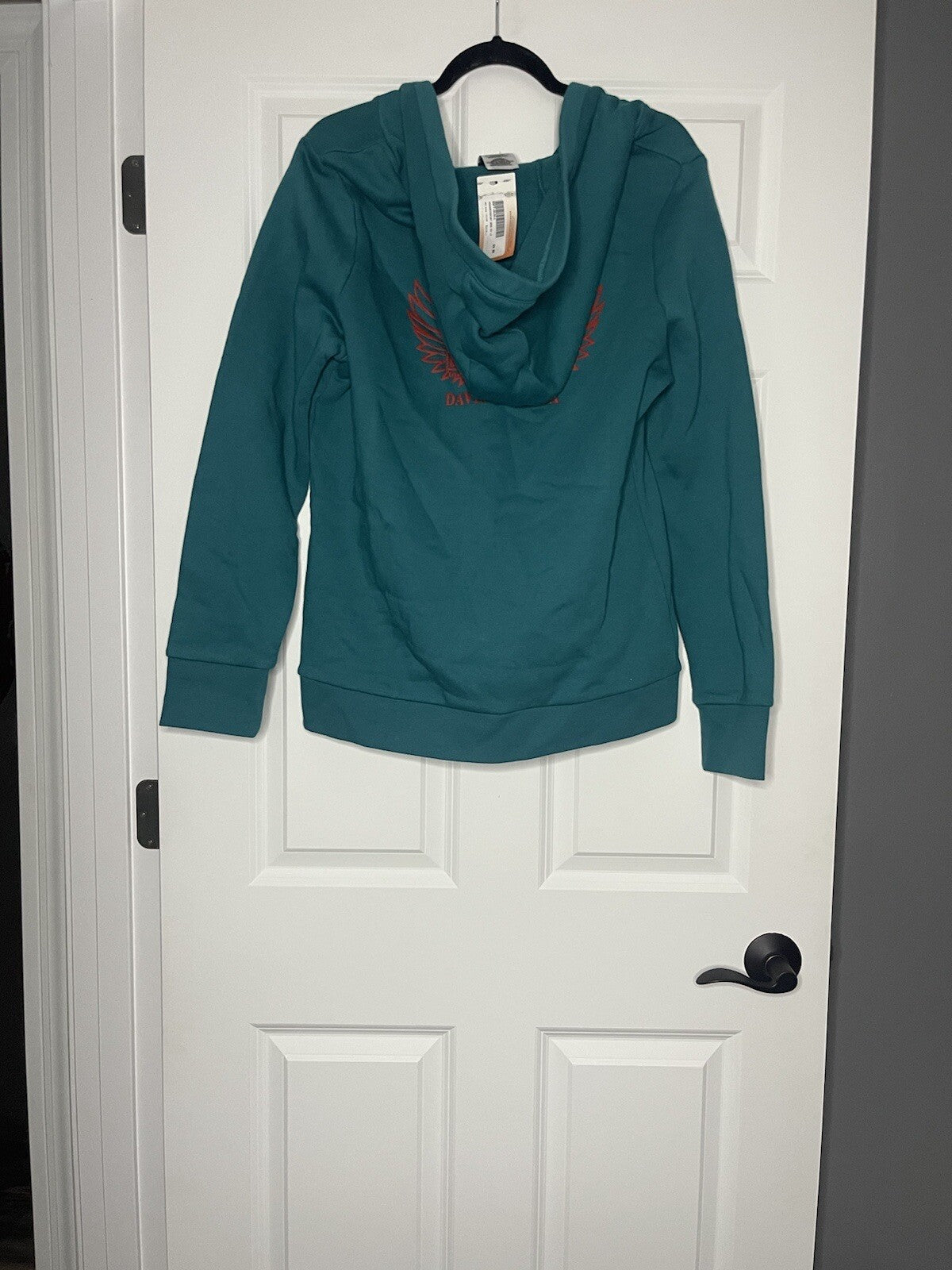 Harley Davidson Mcgrath quad cities hooded sweatshirt large NWT