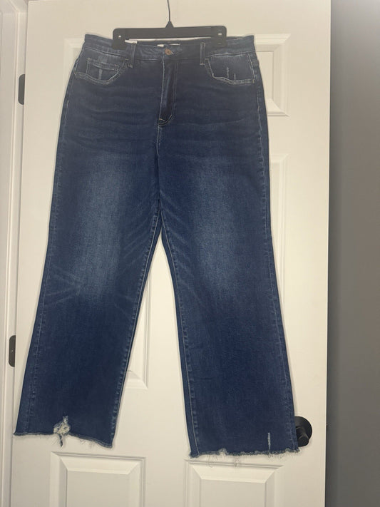 Vervet Leona Super High Rise Stretch Straight Jeans 32 Nwt