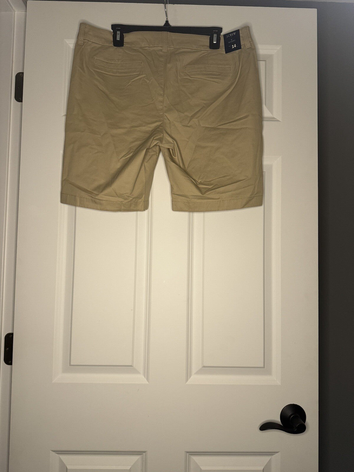 J Crew 9” Shorts Size 14 Tan Nwt 
