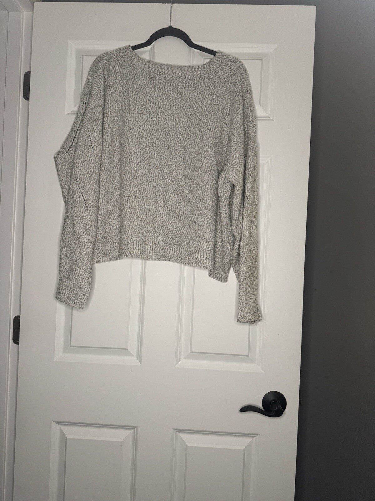 Hailey And Co 1xl Sweater Knit Gray 