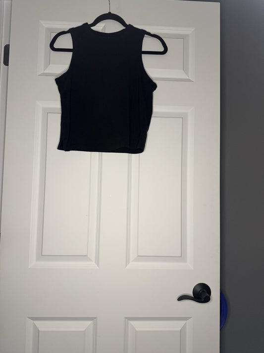 Lululemon Tank Top With Slits In Side Black Size 4