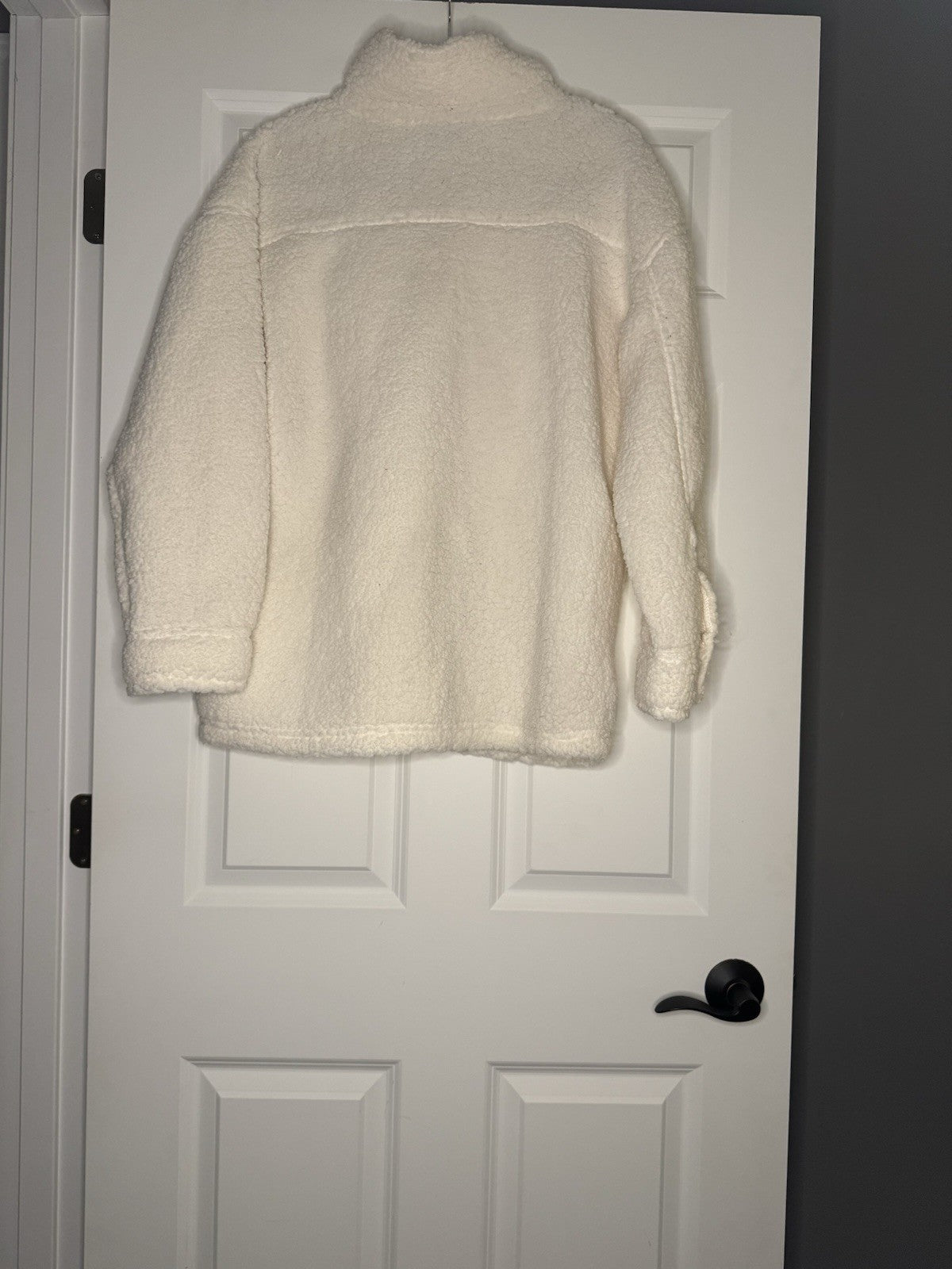 32 Degree Heat Sherpa Shacket M/L Cream Nwt 
