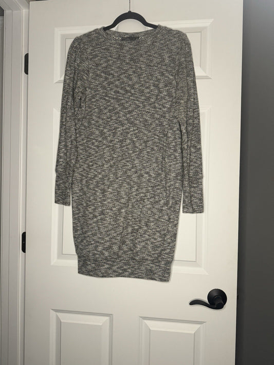 Prana Sweater Dress Small Super Soft Black White Mix 
