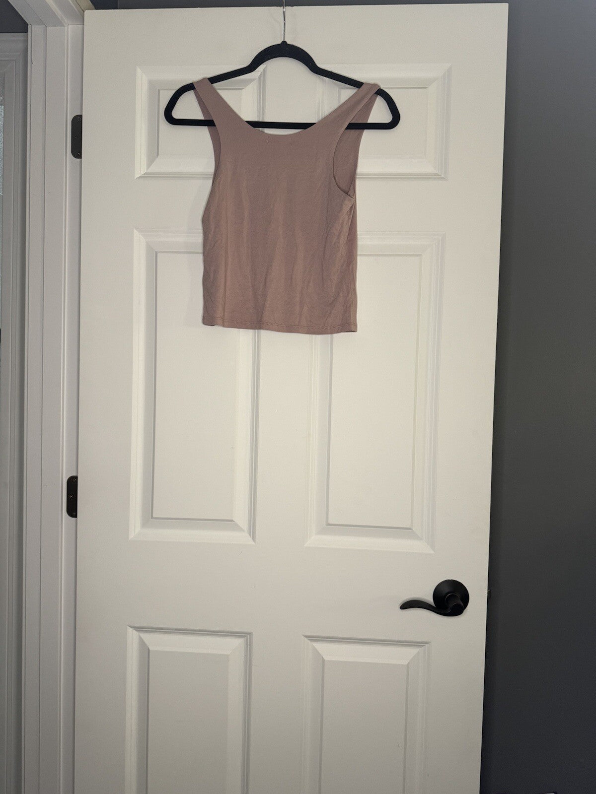 Originality Sleeveless Crop Top Mauve Small