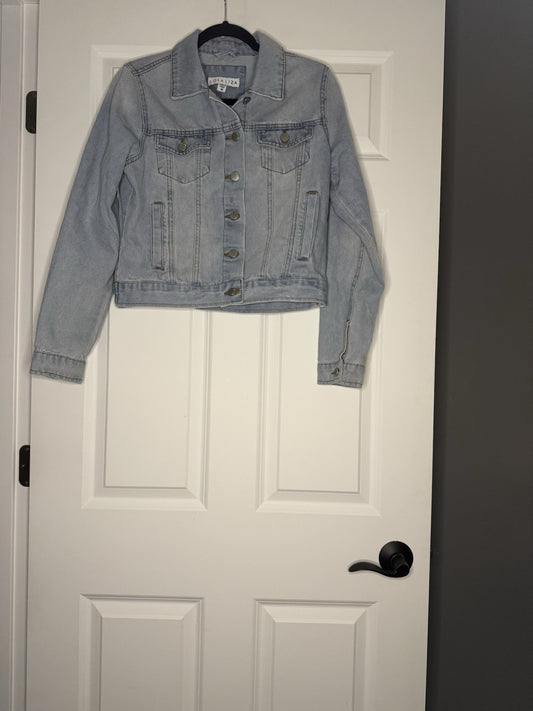 Lola Liza Jean Jacket Medium Light Blue 