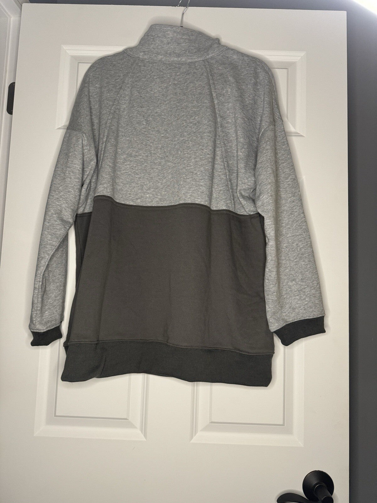 Unbranded Half Zip Sweatshirt 2xl 2 Different Shades Of Gray