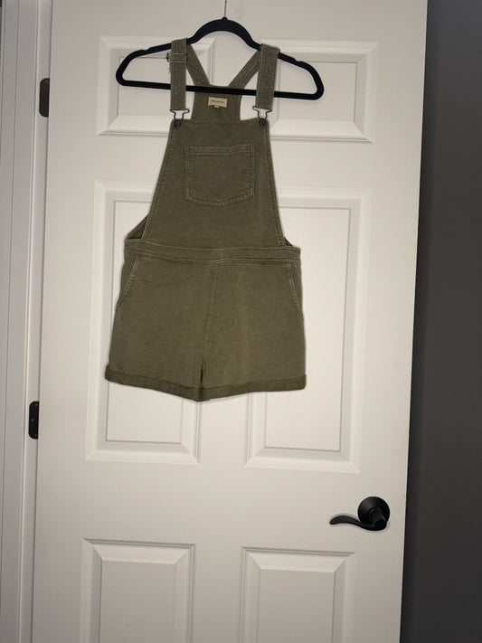 Thread And Supply Overall Shorts Small Green 