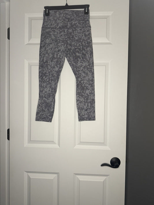 Lululemon Gray Mix Align Crop Leggings Size 6
