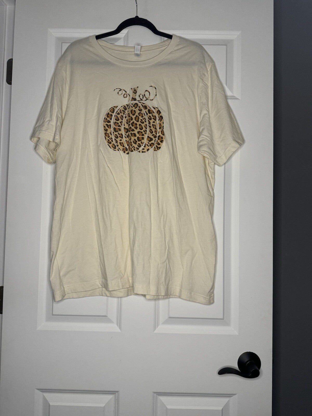 Bella Canvas 2xl T Shirt Cream W Multicolor Pumpkin Graphic 
