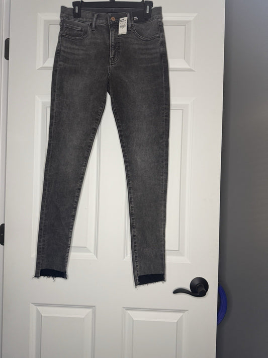 Express Skinny Midrise Jeans 8 Long Gray Jeans Nwt 80.00