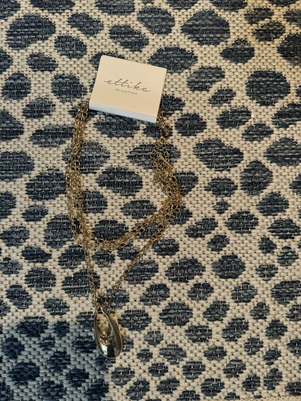 Ettika Necklace Gold Brand New Layered Necklace