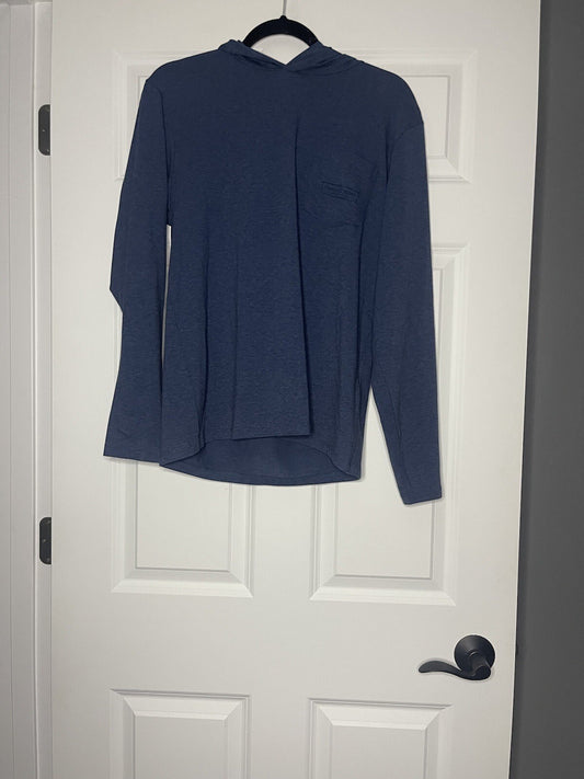 Vineyard Vines Edgartown Long Sleeve With Hood Small Blue