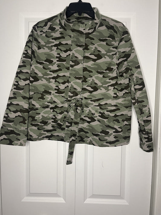 Banana Republic petite medium jacket camo new with tags 