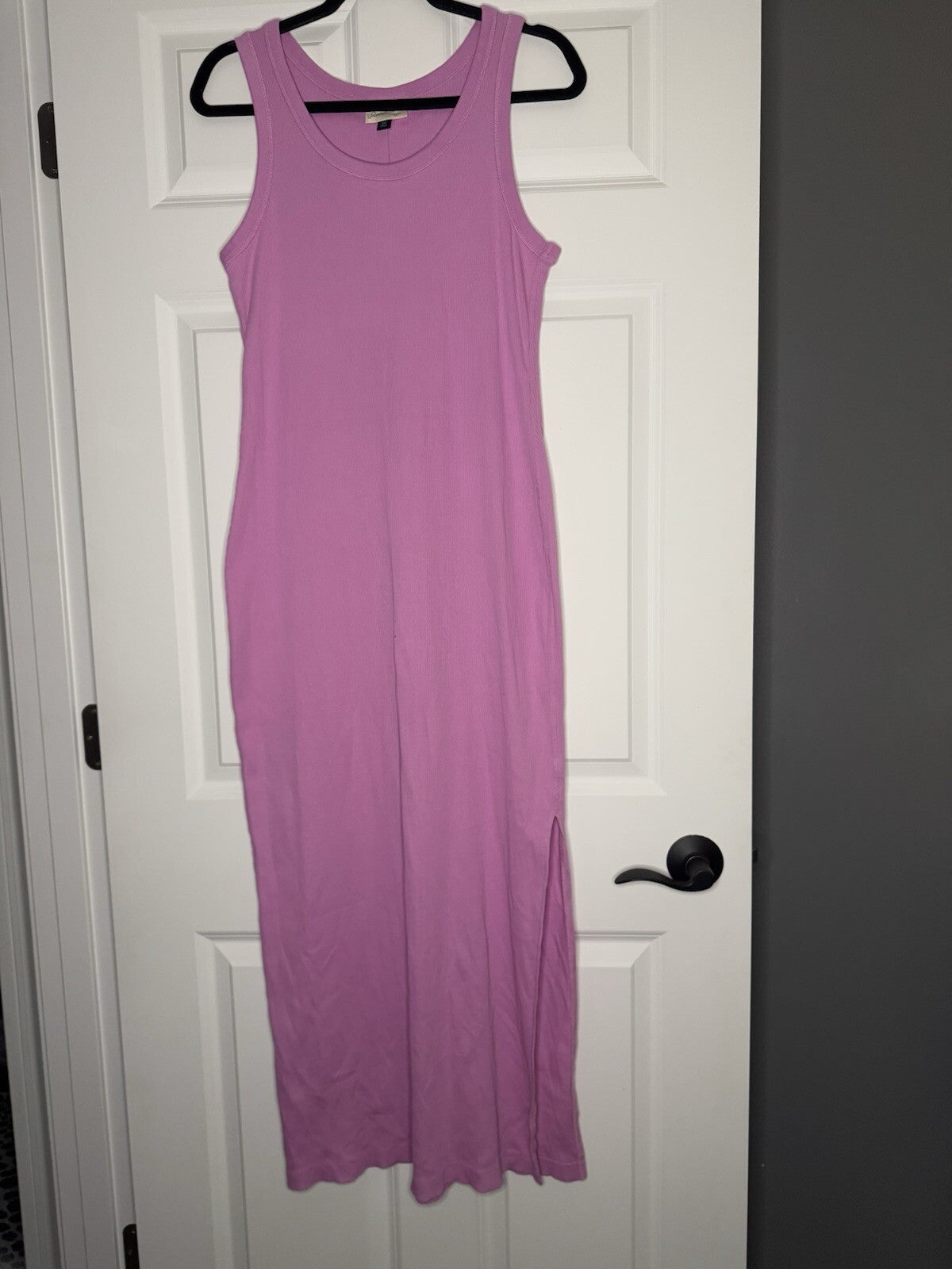 Universal Thread Sleeveless Dress Xxl Ribbed Pink Slit In Side Nwt 