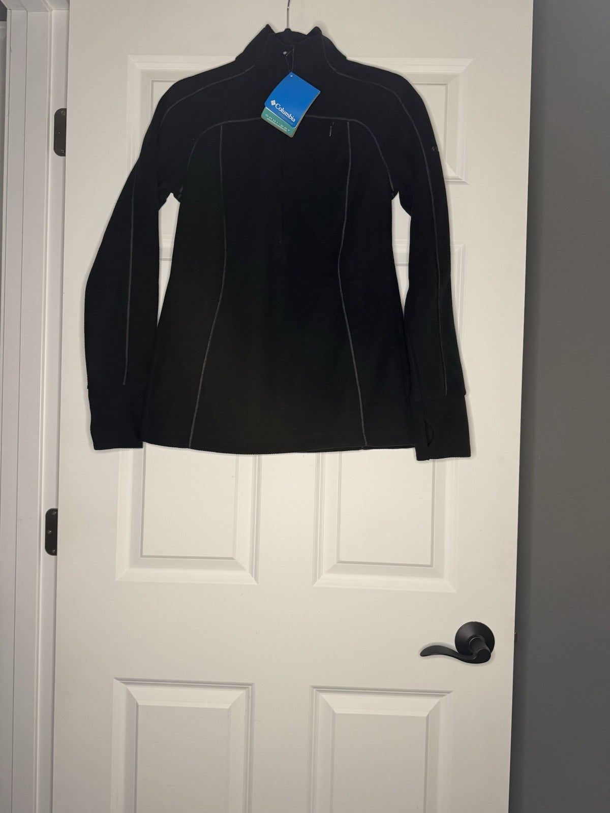 Columbia Titanium Omni Dry Half Zip Medium Black New With Tags