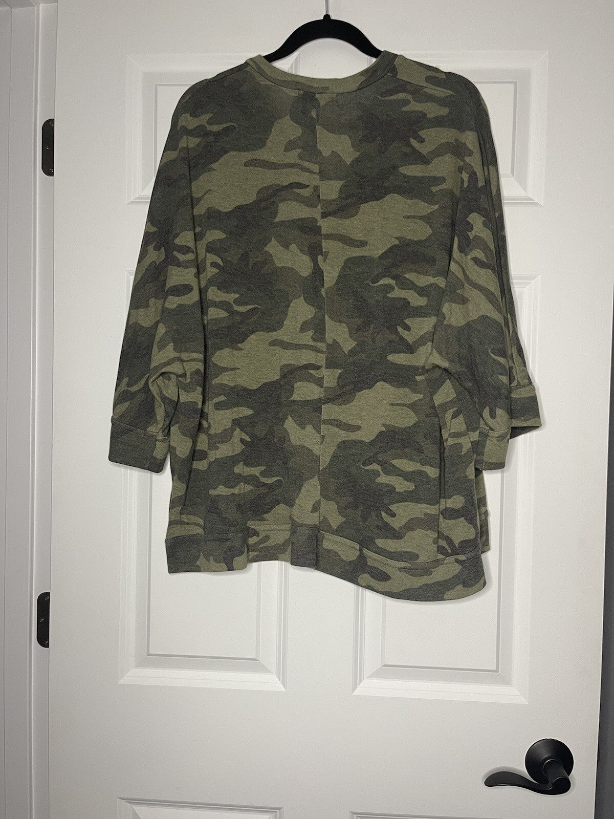 First love camo blouse green medium 
