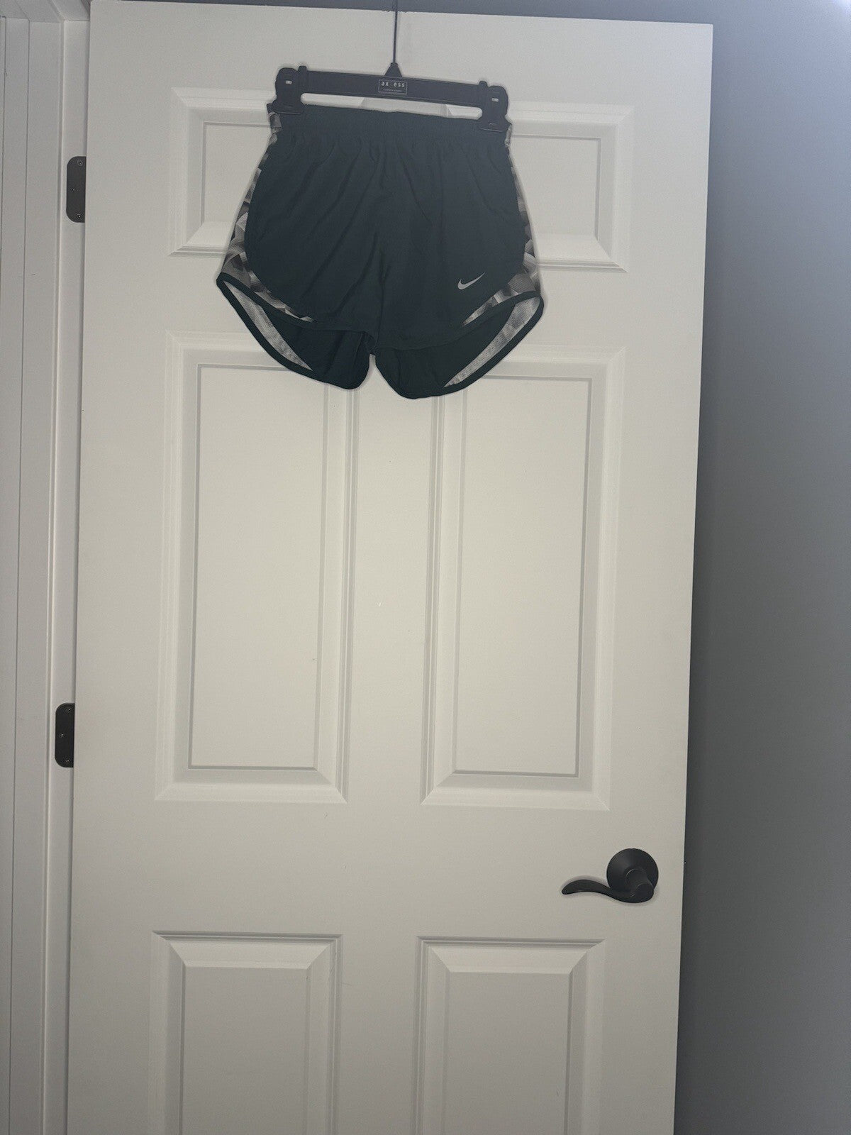 Nike Dri Fit Running Shorts XS W Liner Green Black Gray White Sides