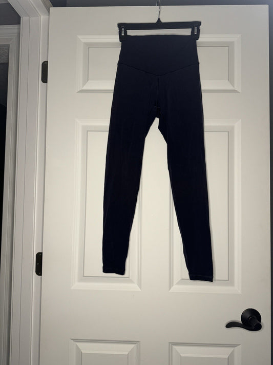 Aerie Chill Play Move Cropped Leggings Small Navy 