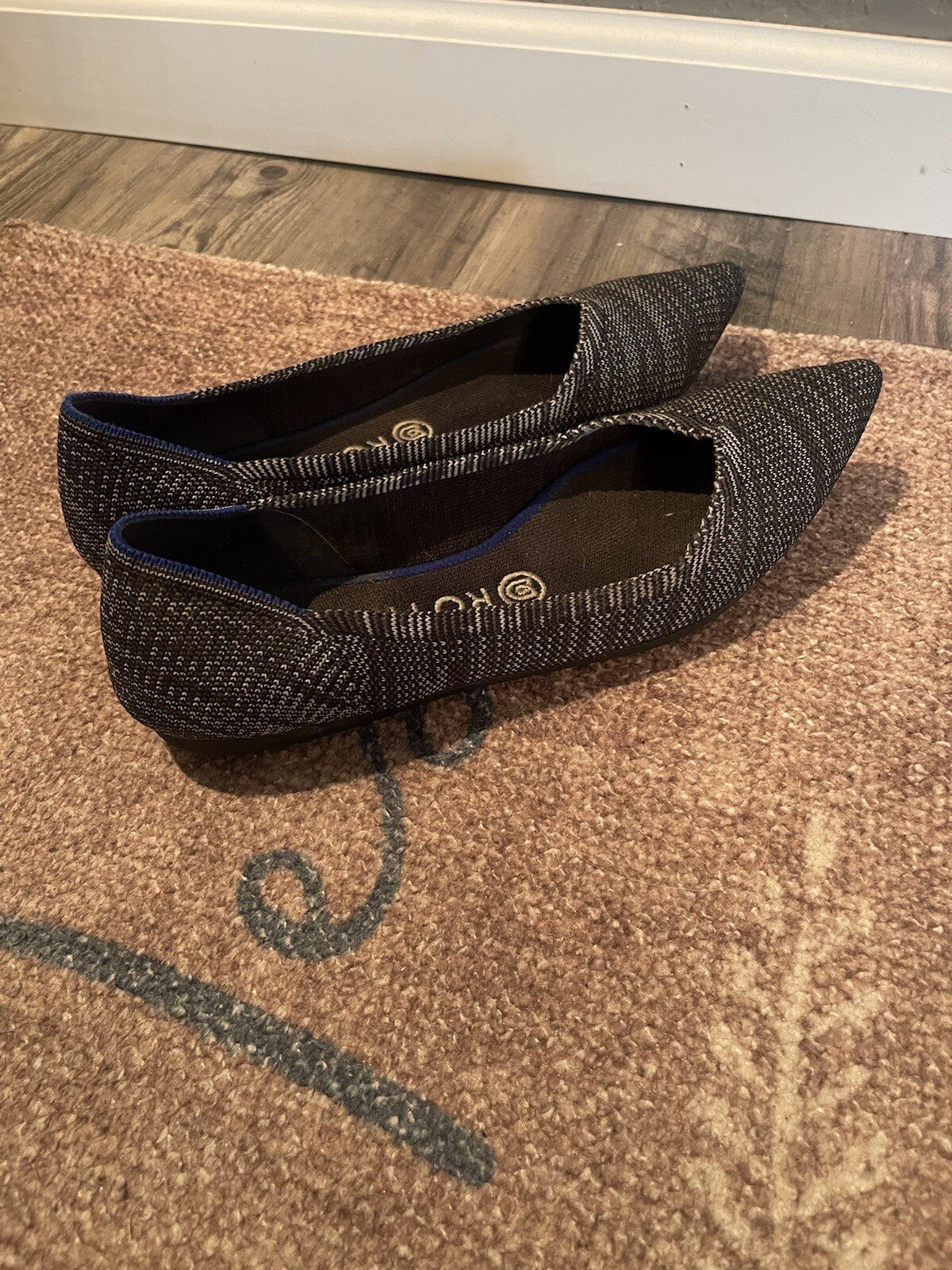 Rothy’s Charcoal Gray Mix Flats Size 8.5 