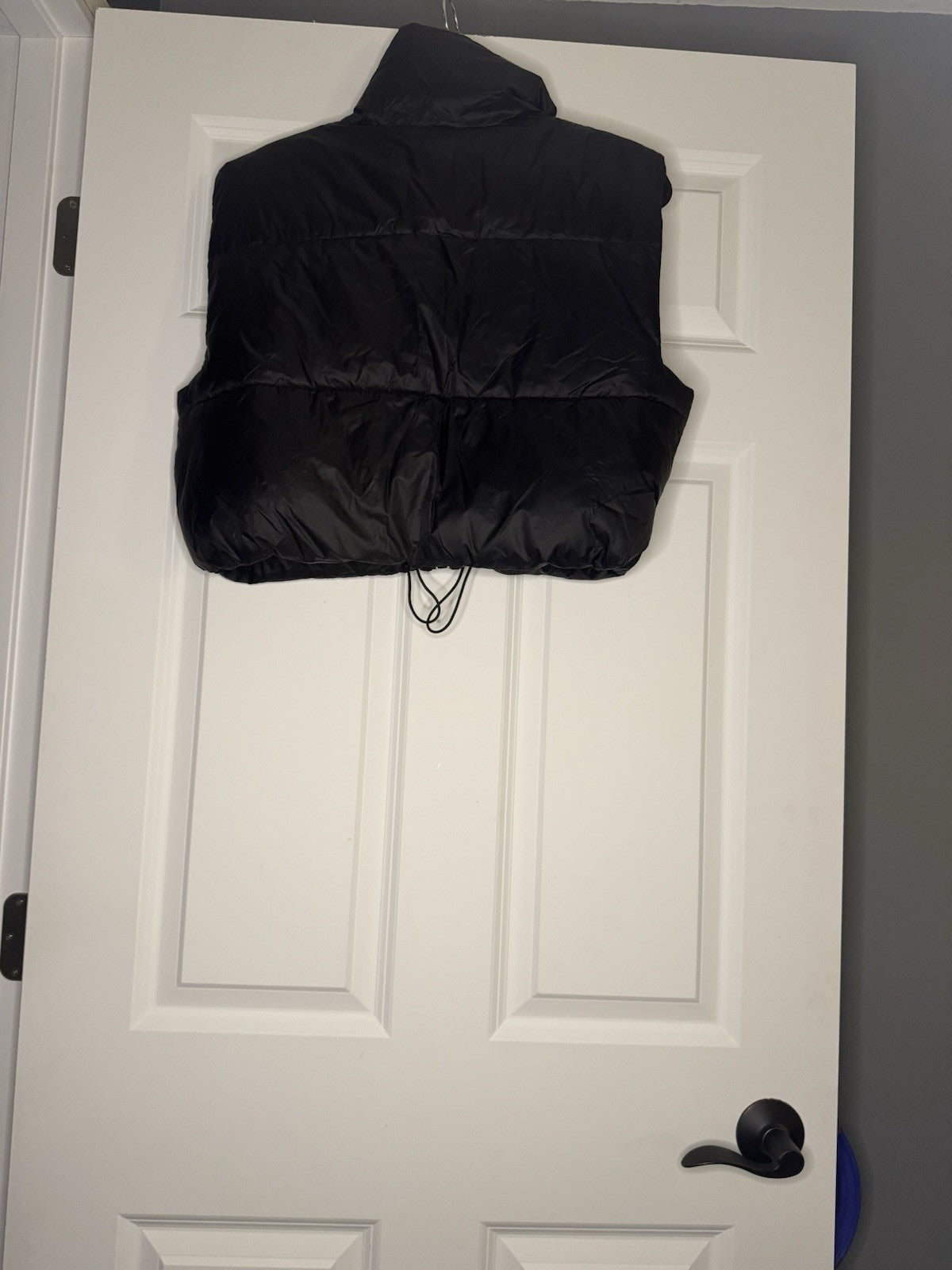 Fashion Puffer Vest Size Medium Black