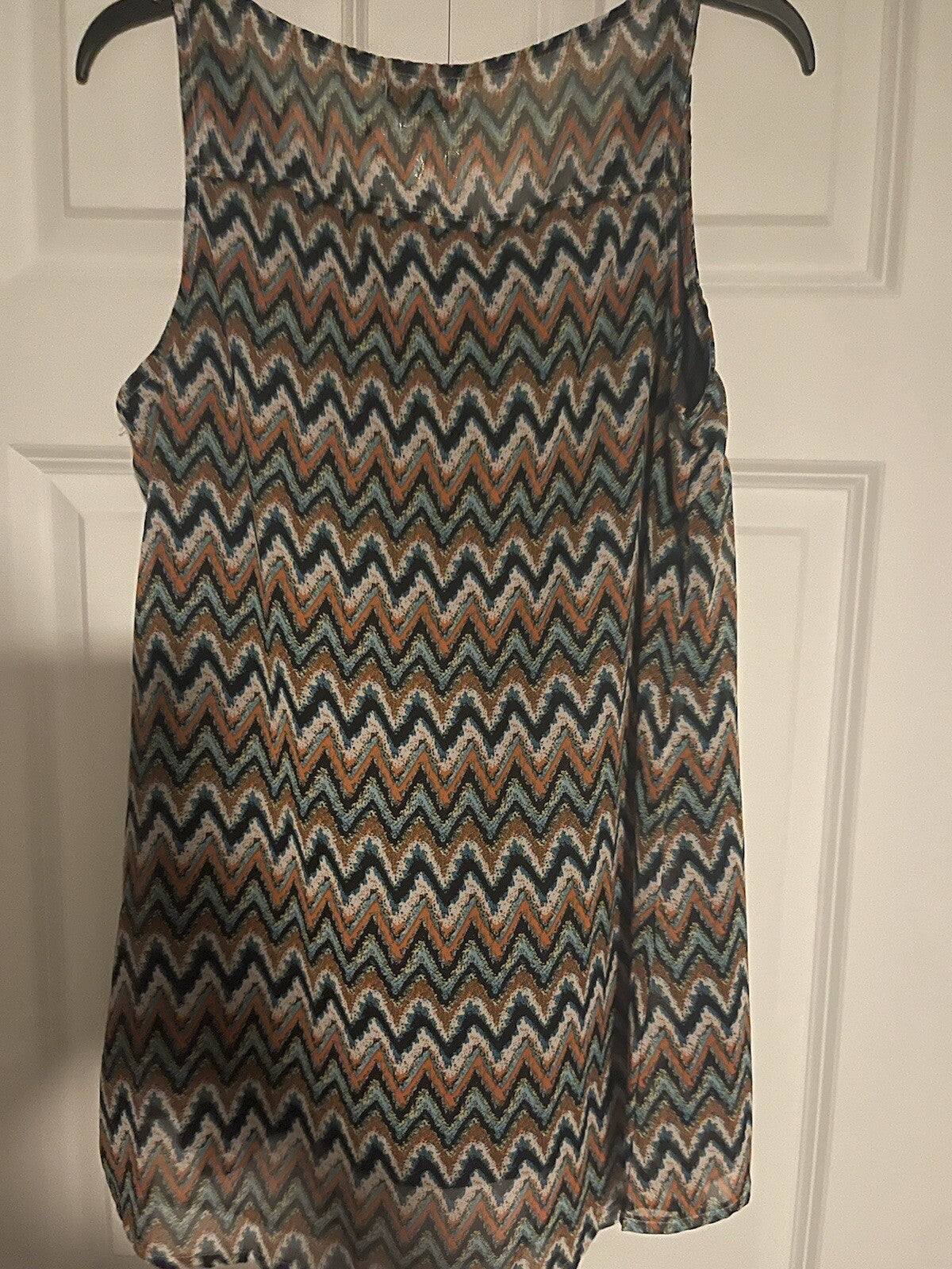 Victoria Leland designs sleeveless blouse medium multicolor nwt