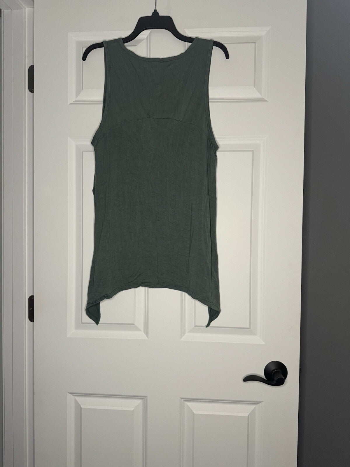 Zyia Active Tank with Slits In Sides Large Green 