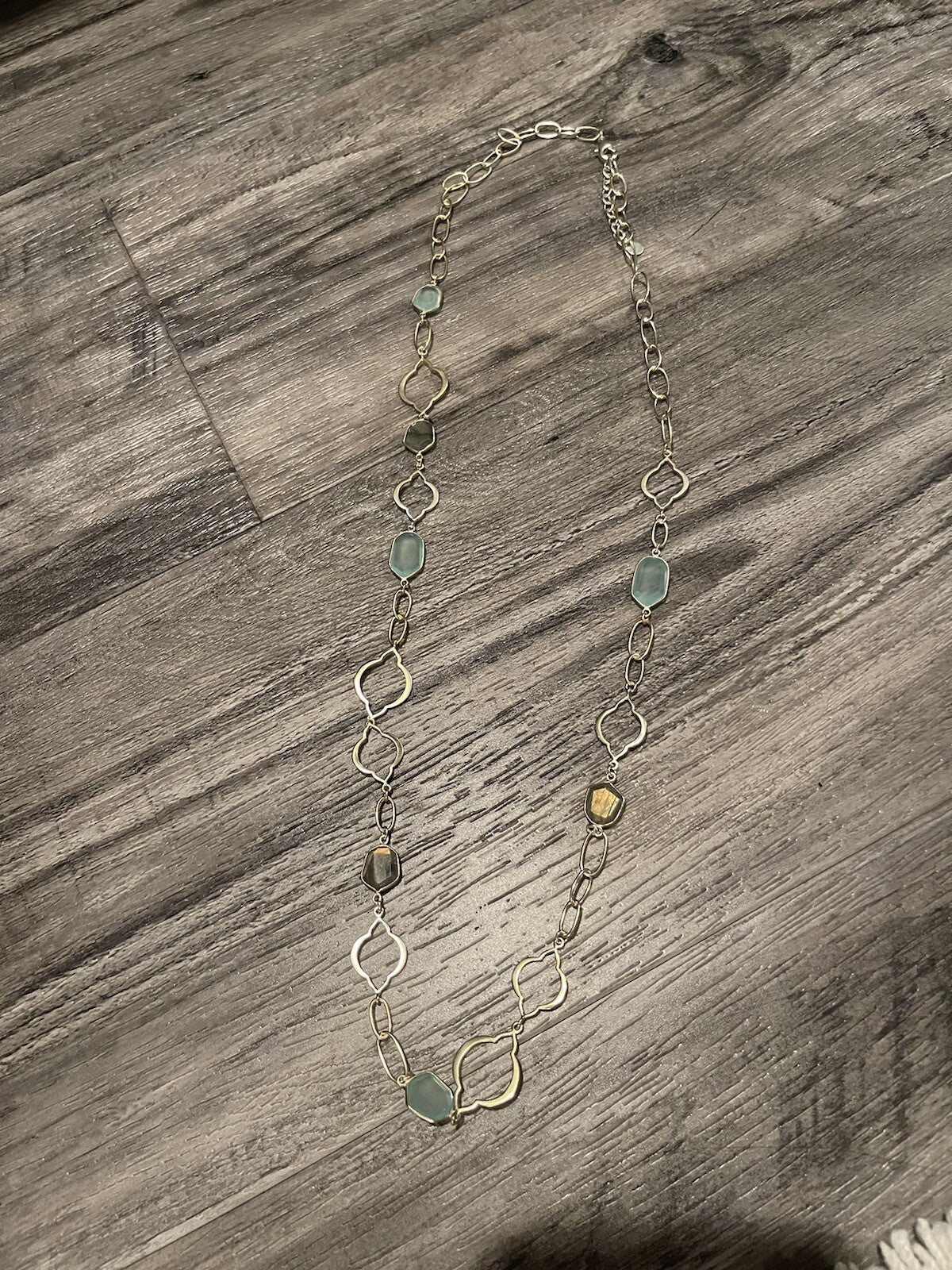 Stella And Dot Arabesque Link Necklace With Box