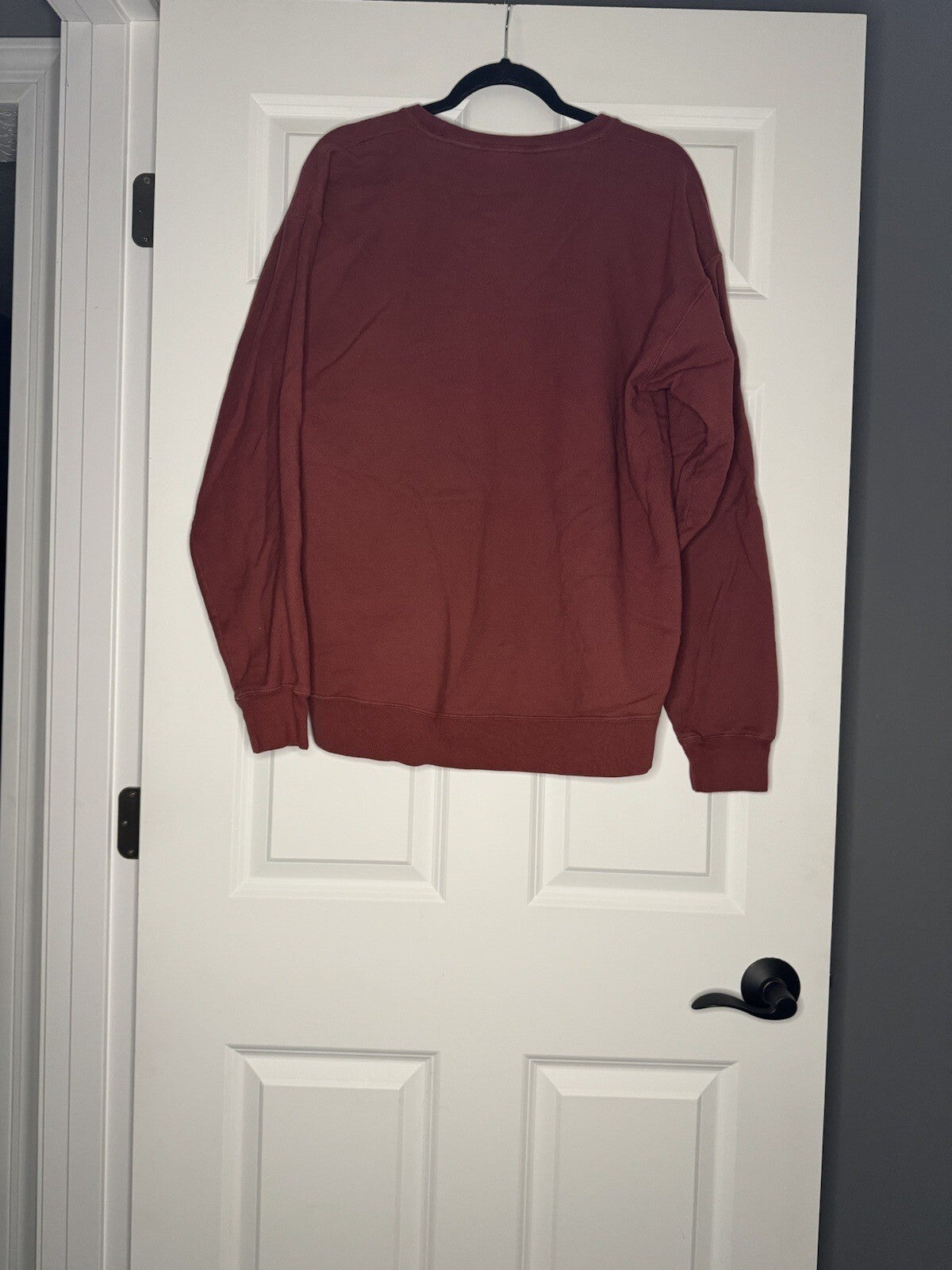 Comfort Colors I Believe Christmas Sweatshirt Large Red 