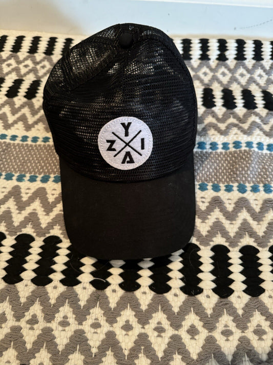 Zyia Black Adjustable Baseball Cap 