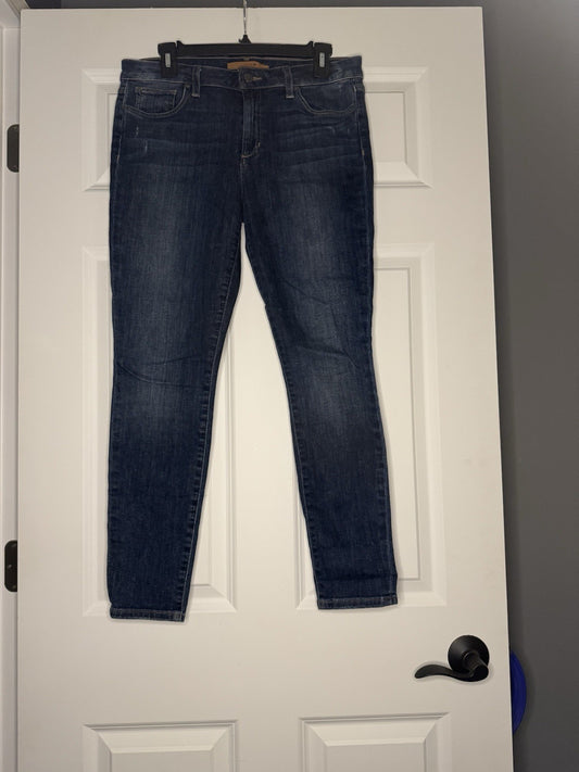 Joes The Icon Mid Rise Skinny Ankle Jeans W 30 Dark Wash 