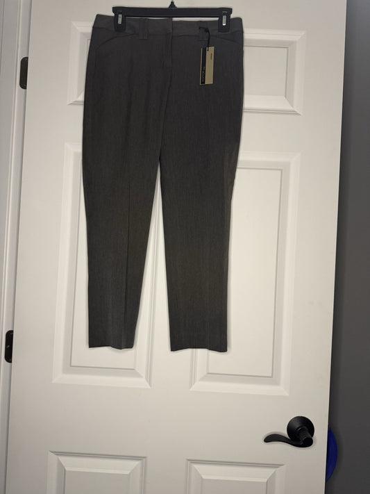 Express Editor Crop Slacks Low Rise Size 0 Dark Gray Nwt 