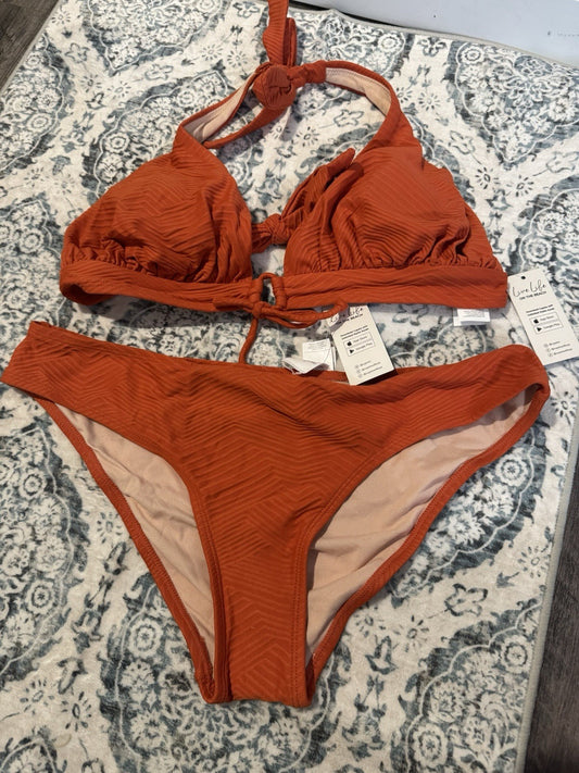Cupshe 2 Piece Bikini Orange Large Nwt 