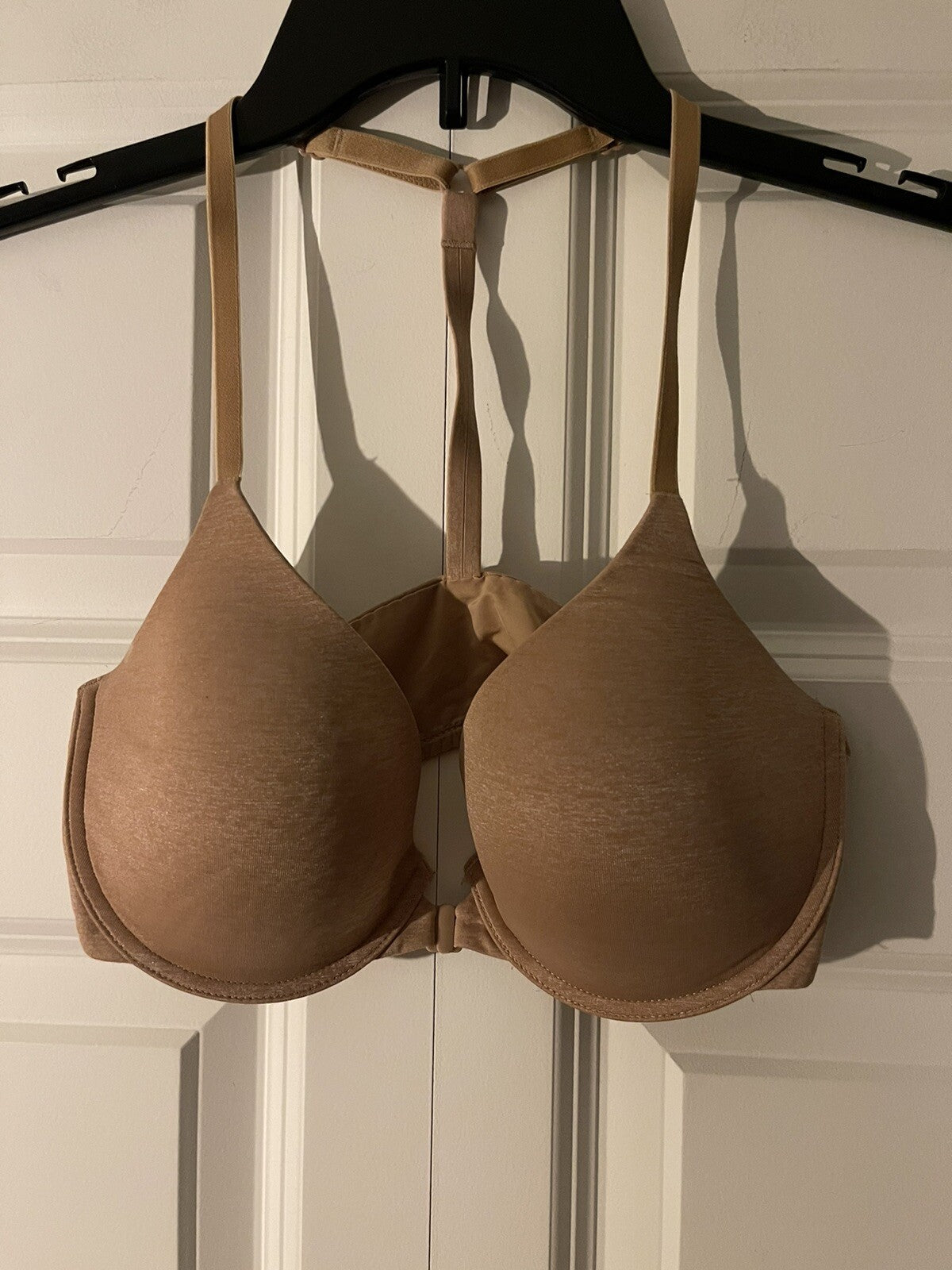 Victorias secret racerback semi demi bra 32D tan