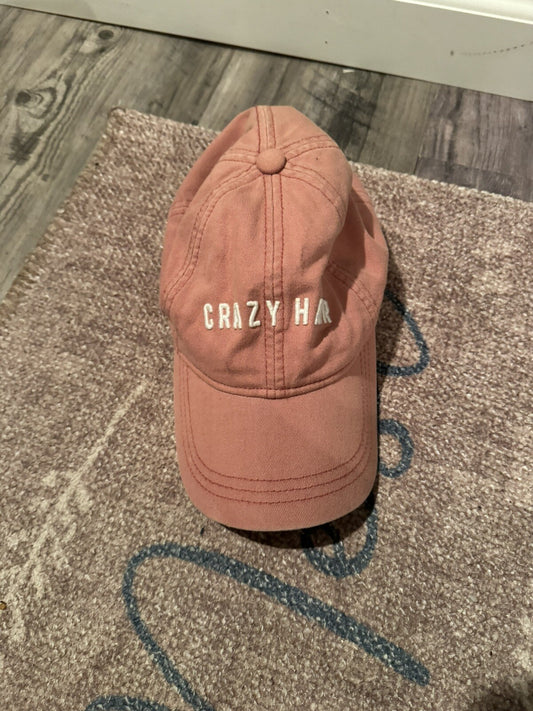 American Eagle Ball Cap Mauve Crazy Hair 