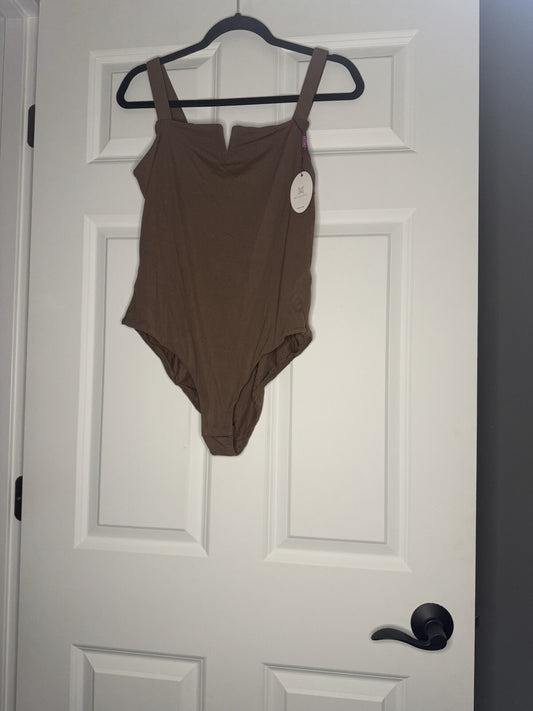 Avidlove Bodysuit Sleeveless Xxl Brown Nwt 
