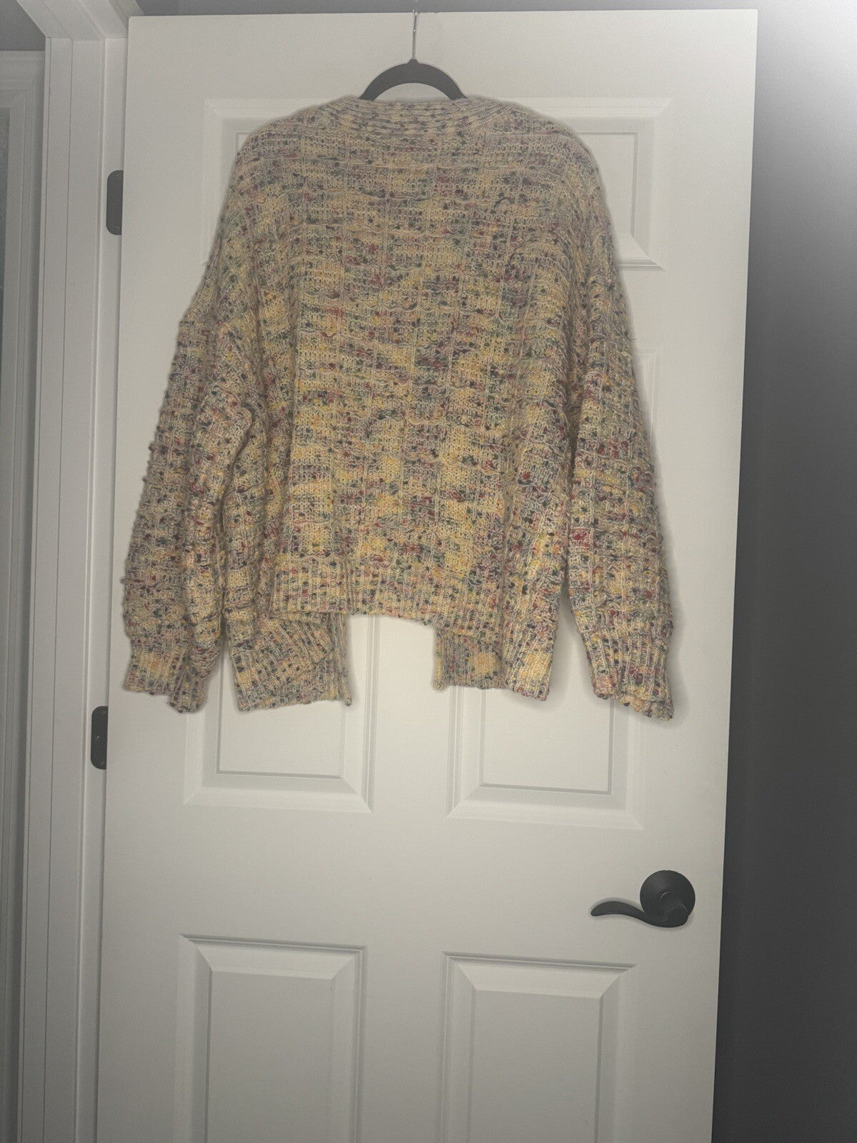 Loveriche Knit Cardigan 1xl Multi Yellow Blue Orange Pink Purple 