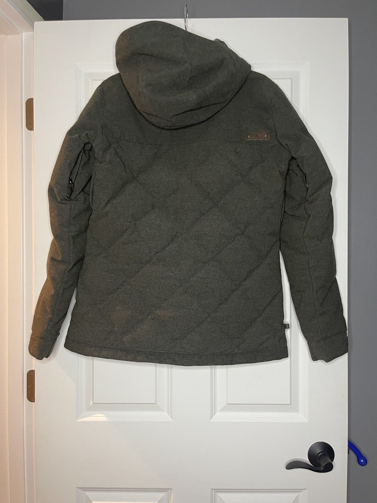 Burton dryride Quilted Coat with hood medium charcoal