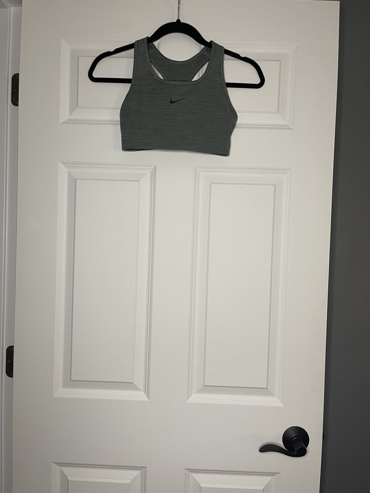 Nike small sports bra gray