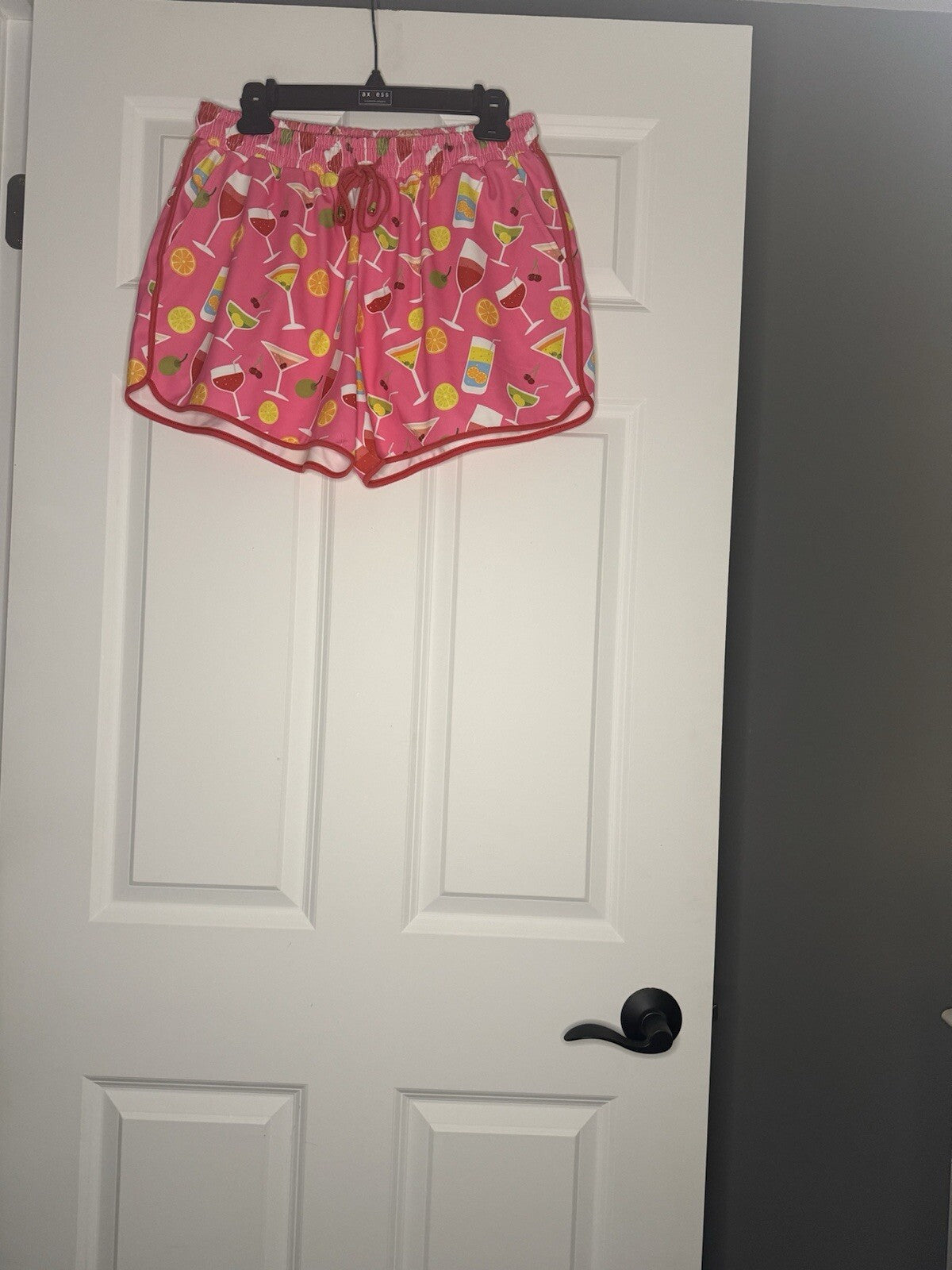 Jess Lea Xl Shorts Pink With Multi Color Martini Print