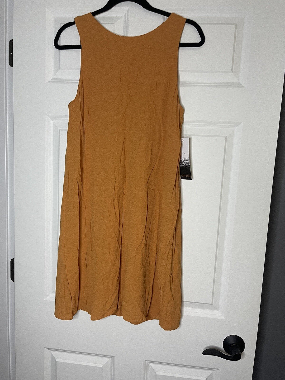 Kensie sleeveless dress orange medium NWT