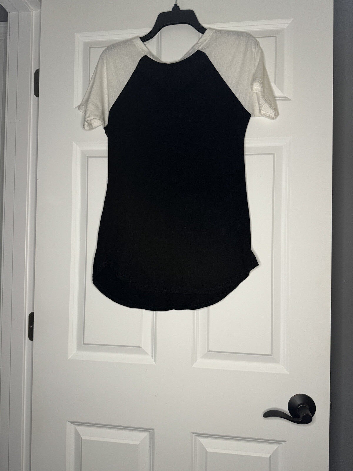 Harley Davidson T Shirt Small Black Body White Sleeves Multi Full Of Beading 