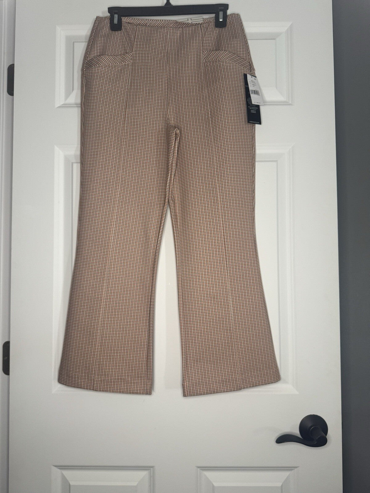 Liverpool Stella Kick Flare Pants 8/29 Orange Green Cream Stripe Nwt 89