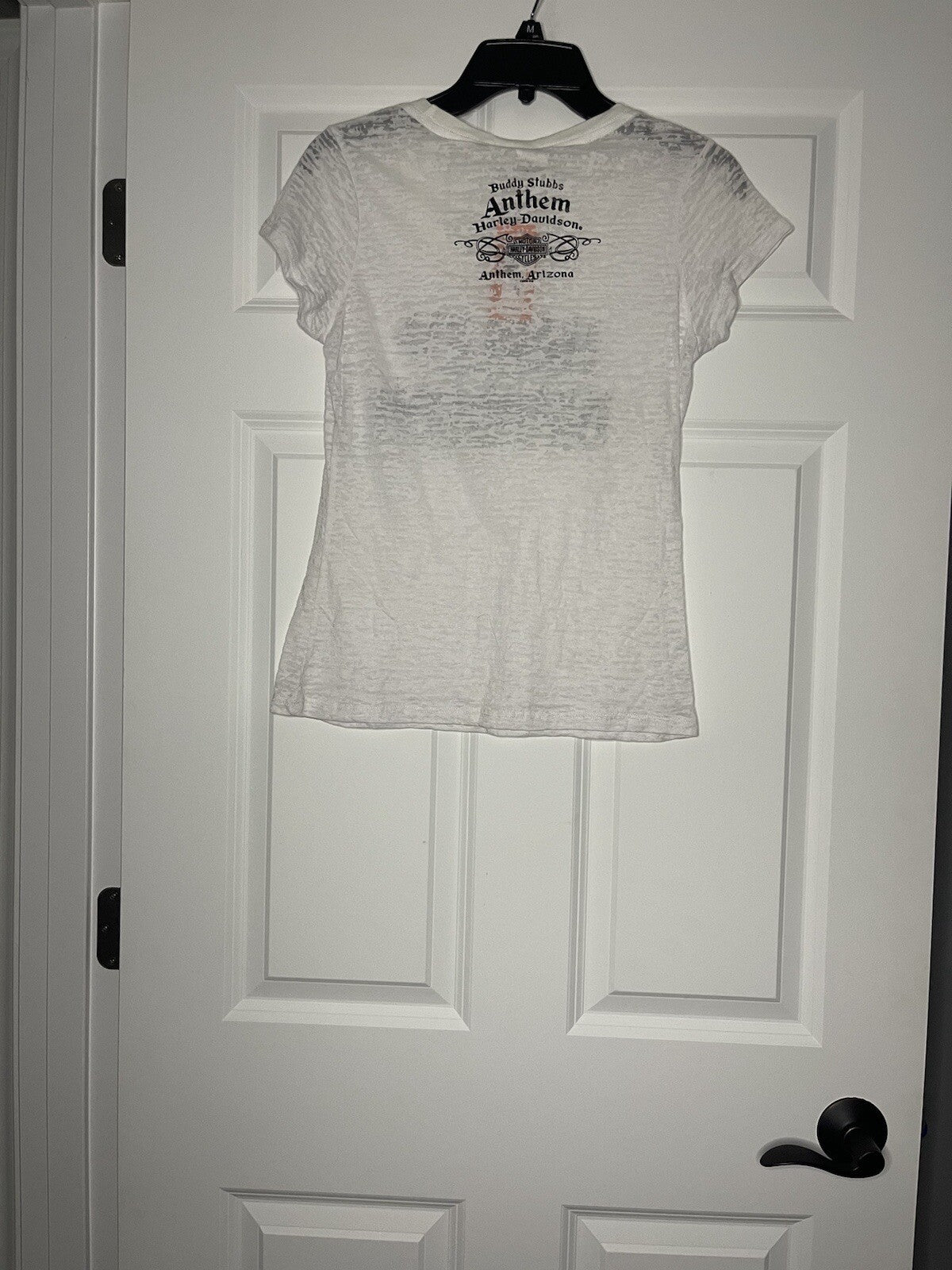 Harley Davidson Buddy stubs anthem arizona white burnout t shirt small NWT